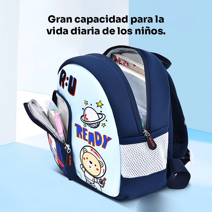 Wolfy Mochila Rocket Rojo