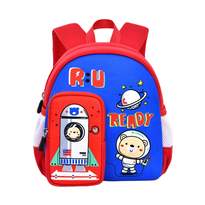Wolfy Mochila Rocket Rojo