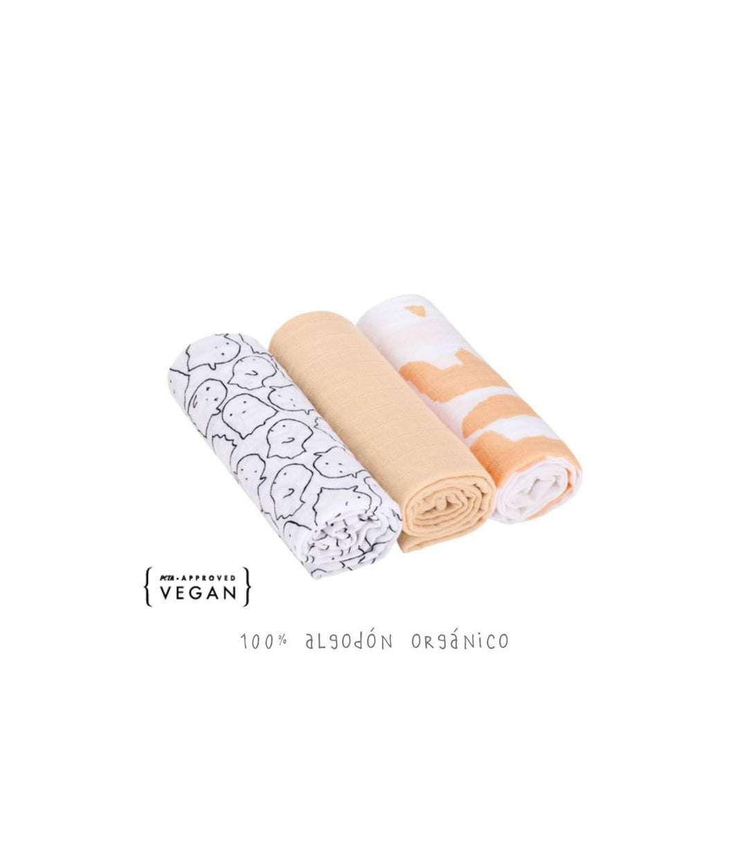 Olmitos Bebe Niño Sacagases Peach 3PCS