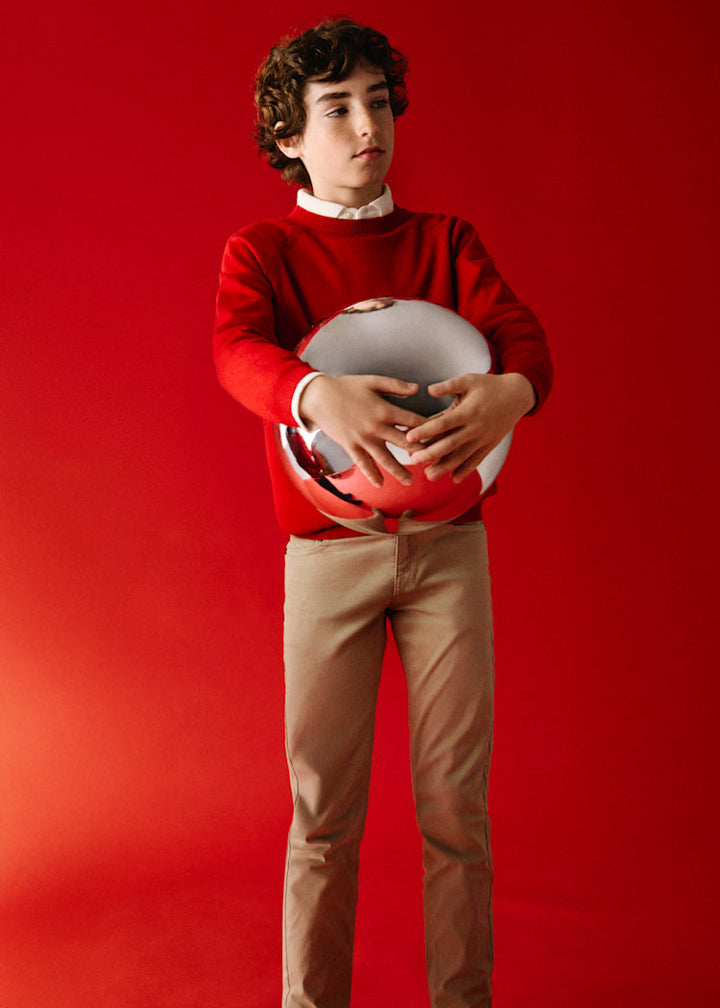 MAYORAL NIÑO PANTALON SLIM FIT BASIC LIMESTONE