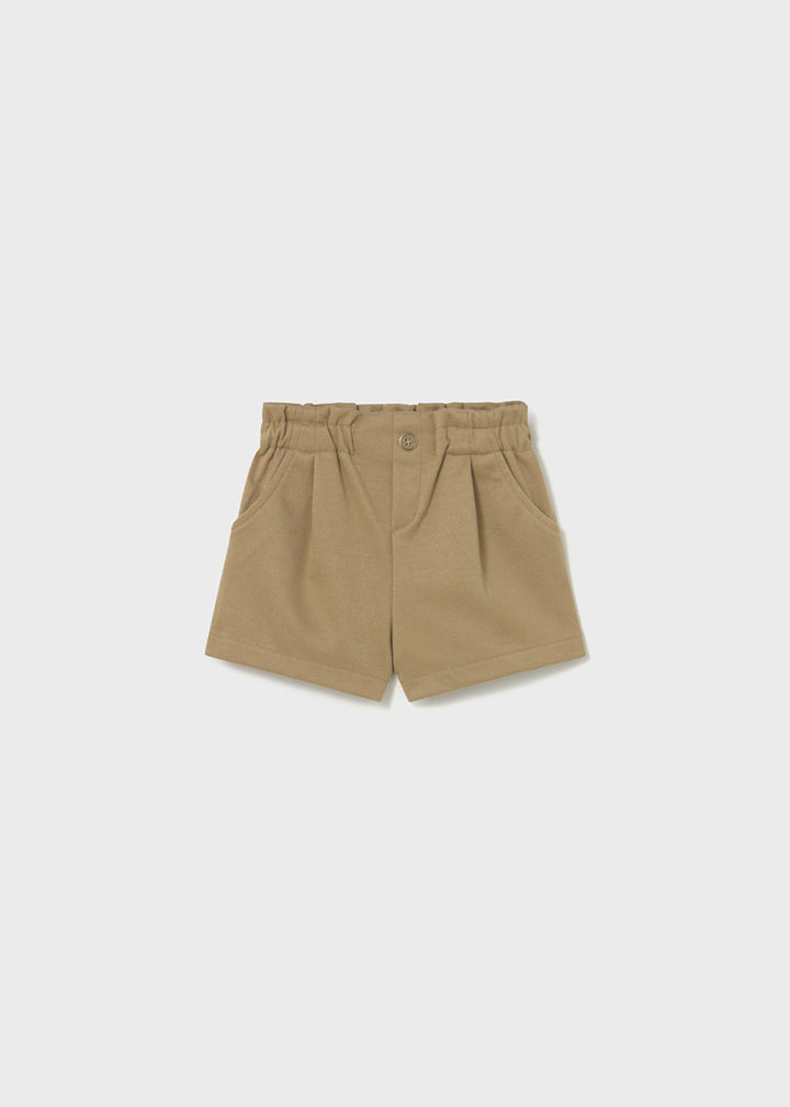 MAYORAL BEBE NIÑA SHORT TWILL CAMEL