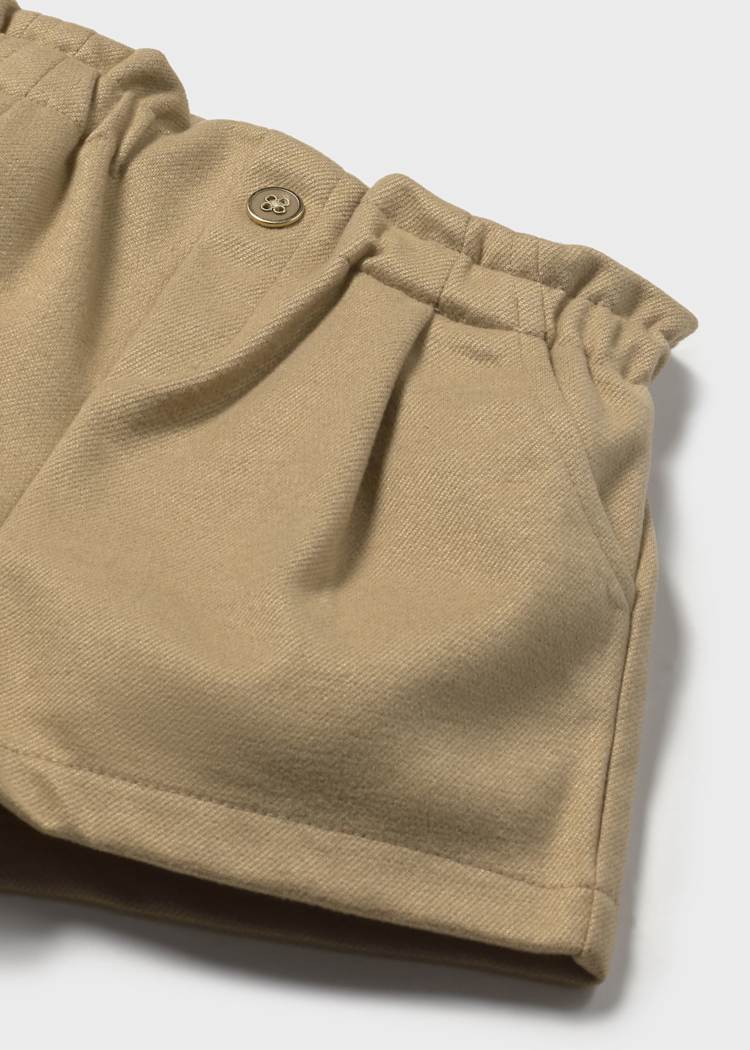 MAYORAL BEBE NIÑA SHORT TWILL CAMEL