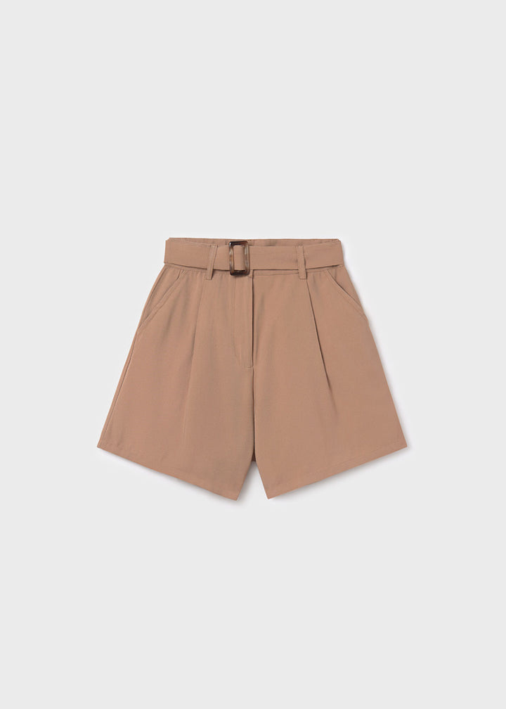 MAYORAL NIÑA SHORT WITH BELT CAMEL