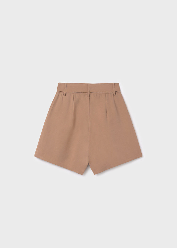 MAYORAL NIÑA SHORT WITH BELT CAMEL