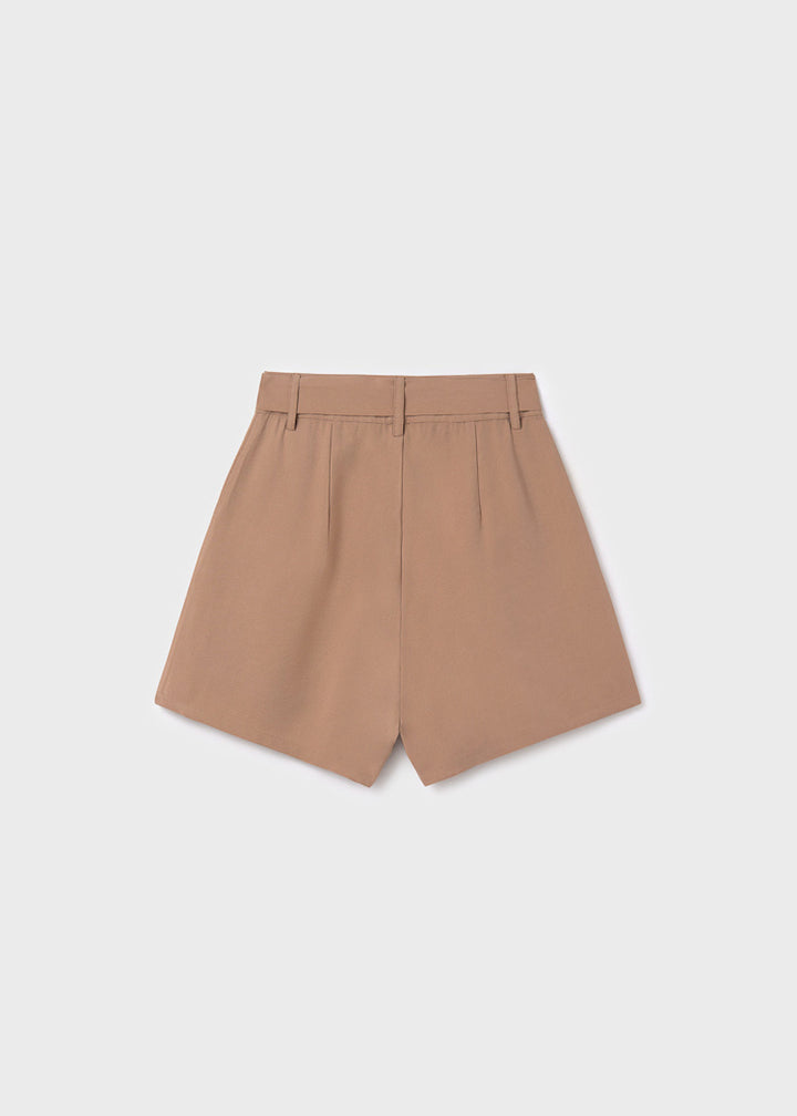 MAYORAL NIÑA SHORT WITH BELT CAMEL