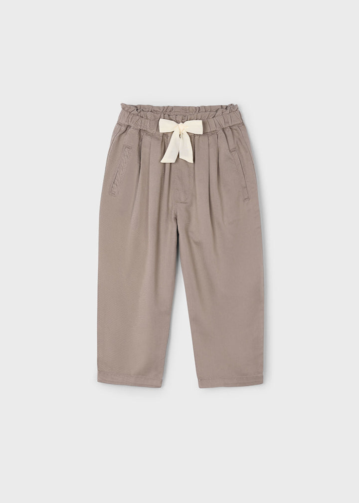 MAYORAL NIÑA PANTALON PAPERBAG COL MOLE