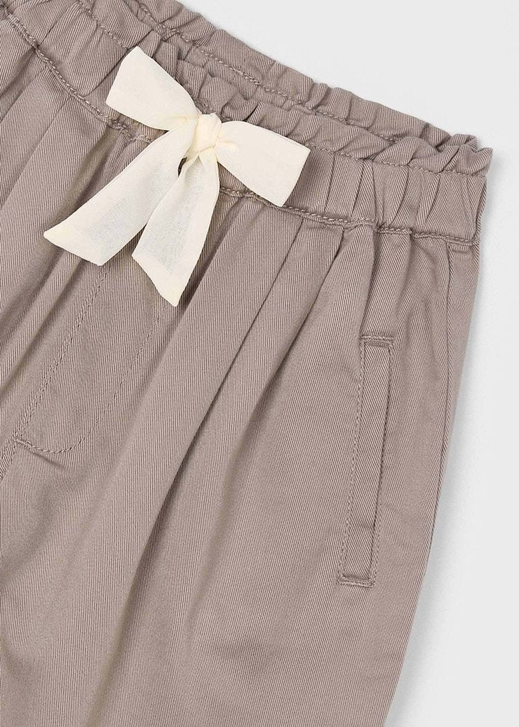 MAYORAL NIÑA PANTALON PAPERBAG COL MOLE