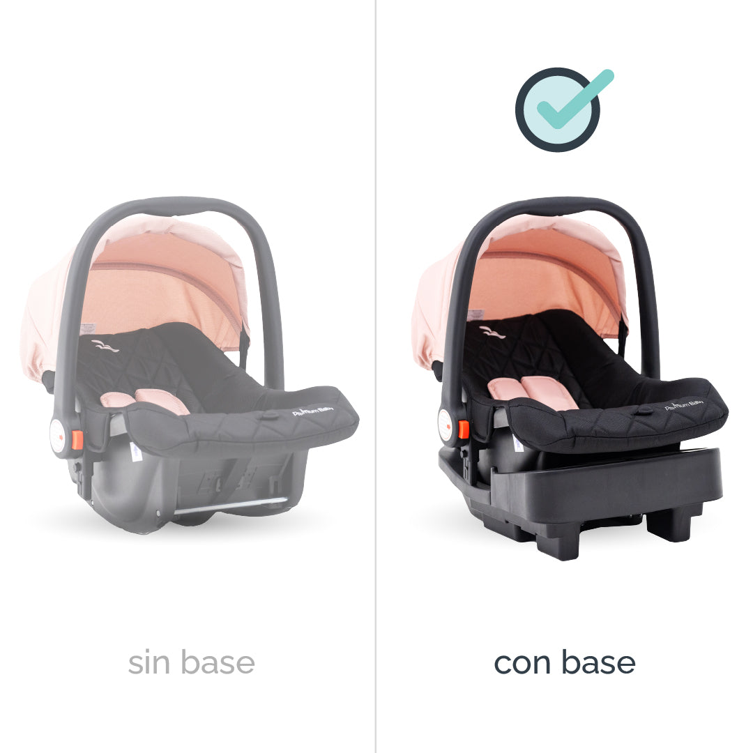 PREMIUM BABY COCHE TRAVEL SYSTEM COMPACTO PARA BEBE ARGUS ROSADO