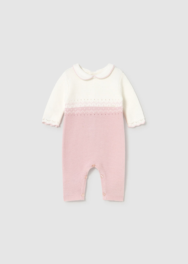 MAYORAL BEBE NIÑA ROMPER TRICOT CRYSTAL