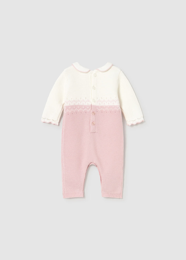 MAYORAL BEBE NIÑA ROMPER TRICOT CRYSTAL