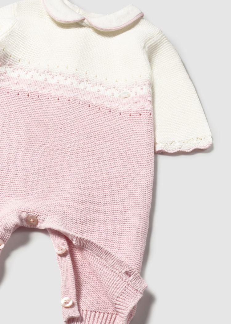 MAYORAL BEBE NIÑA ROMPER TRICOT CRYSTAL