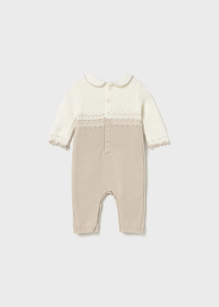 MAYORAL BEBE NIÑA ROMPER TRICOT SOY