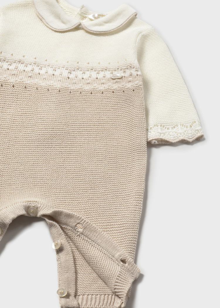 MAYORAL BEBE NIÑA ROMPER TRICOT SOY