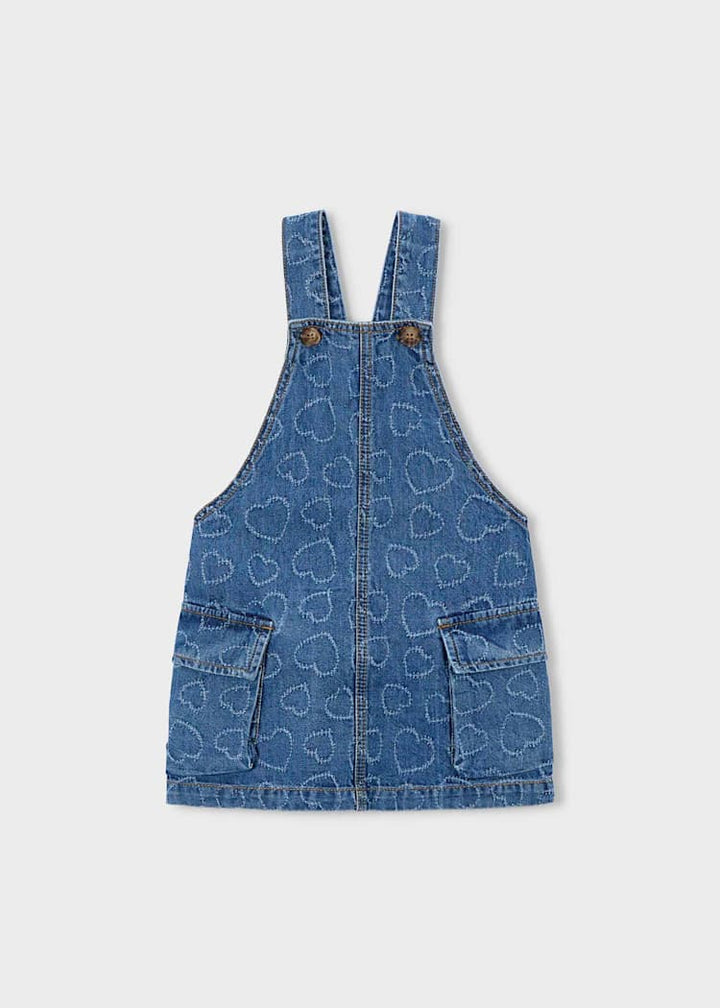 Mayoral Falda Denim Fluido Corazon para Niña