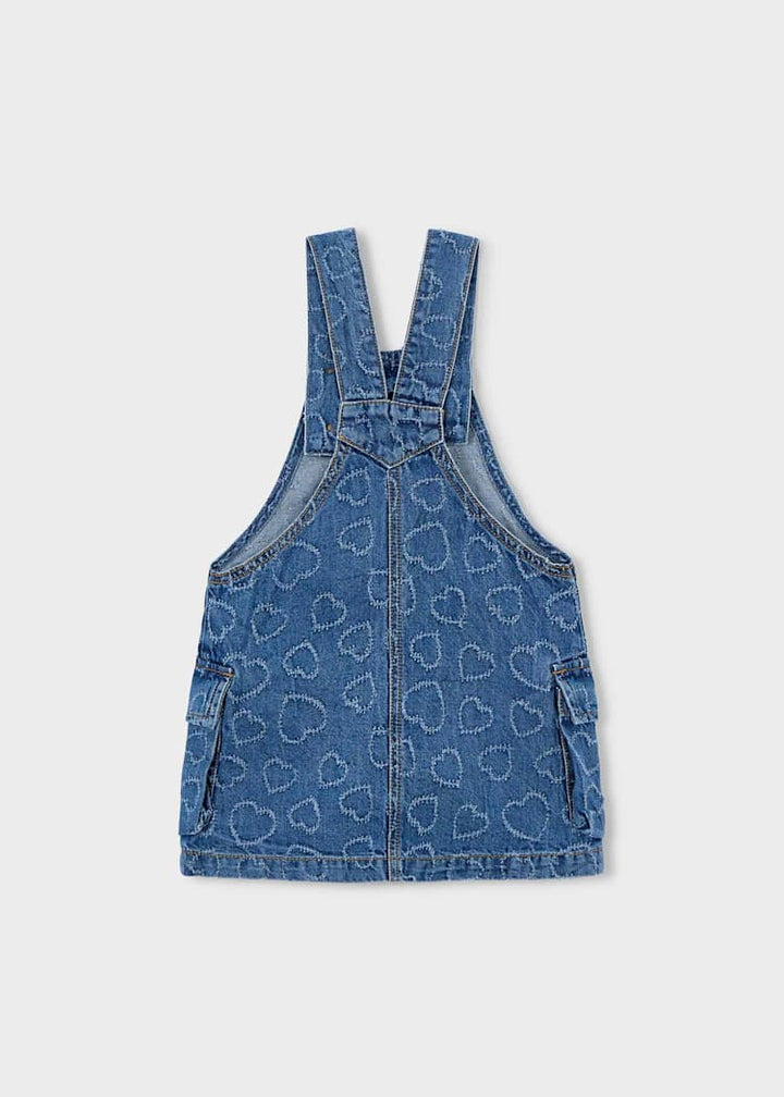 Mayoral Falda Denim Fluido Corazon para Niña