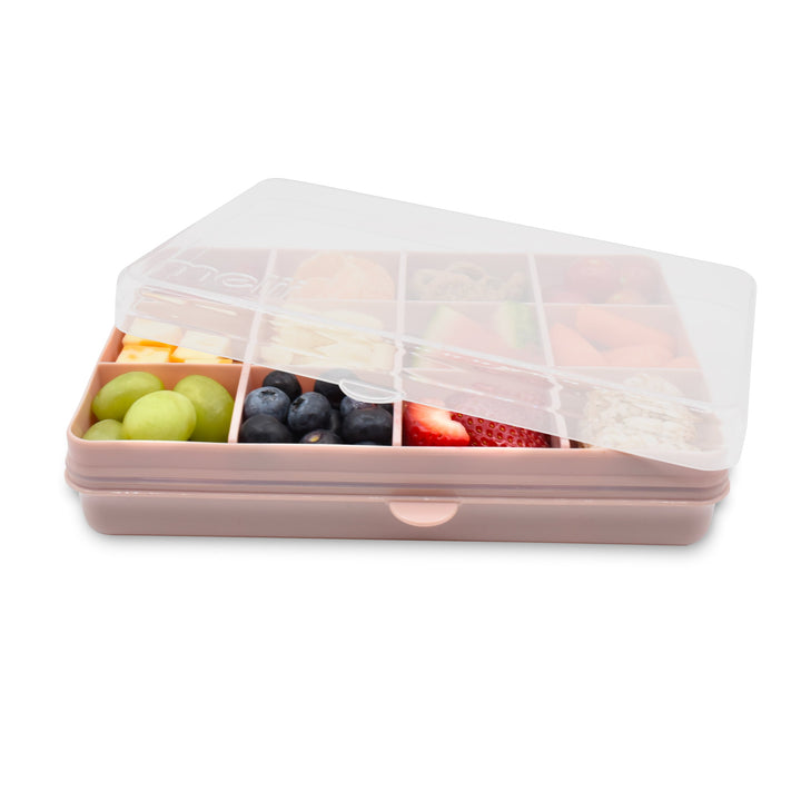 MELII VASIJA CON TAPA DE 12 COMPARTIMIENTO PINK