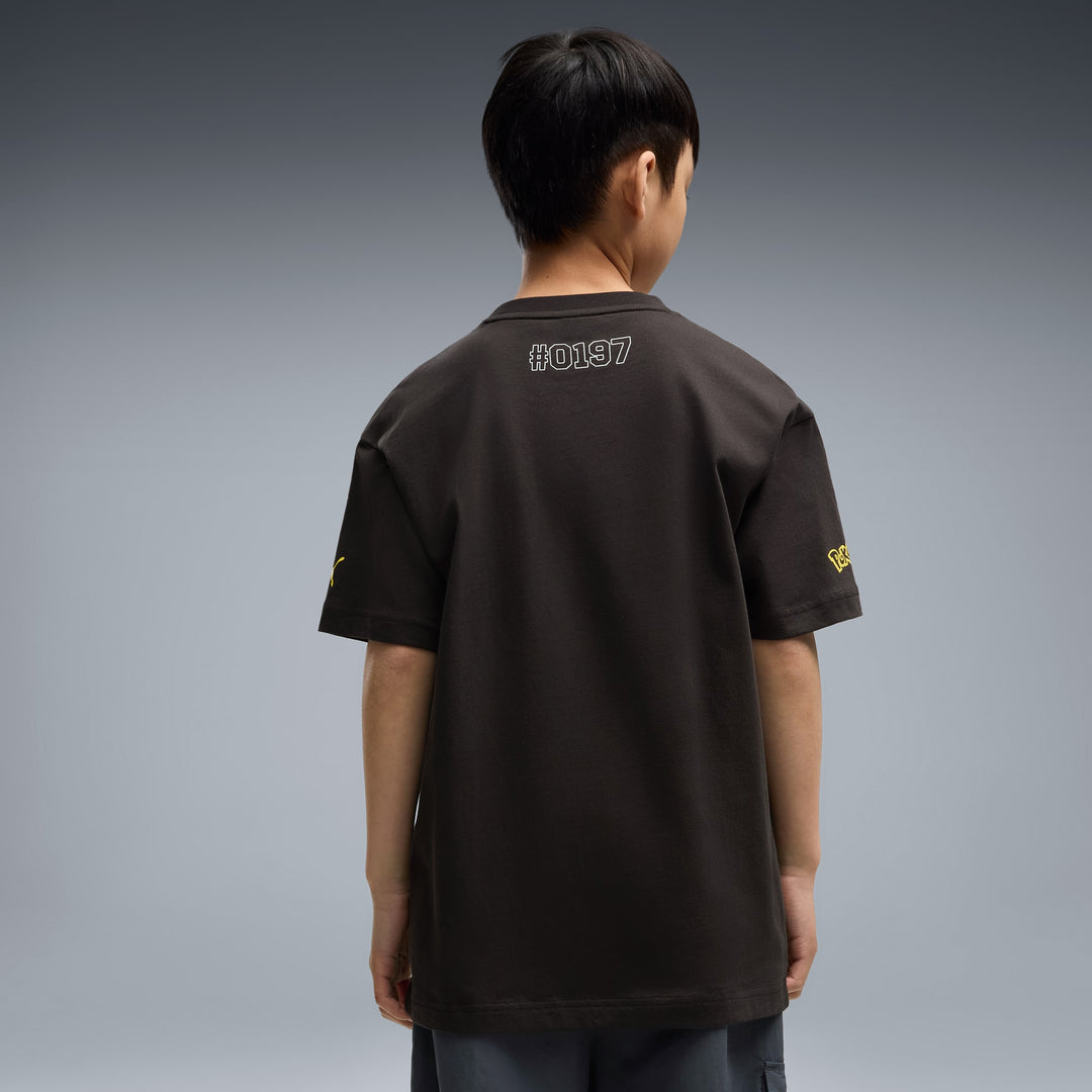 PUMA NIÑO TSHIRT POKEMON RELAXED GRAPHIC B BLACK