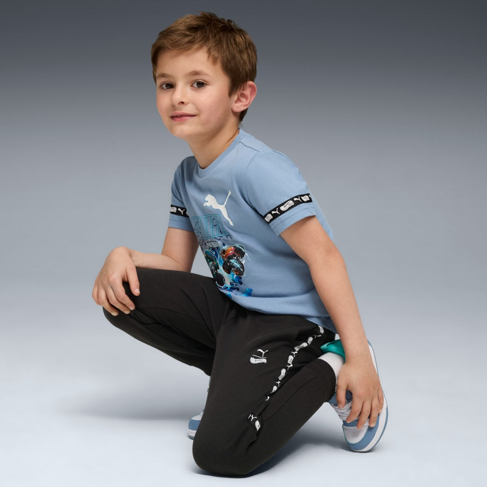 PUMA NIÑO TSHIRT X HOT WHEELS GRAPHIC BLUE