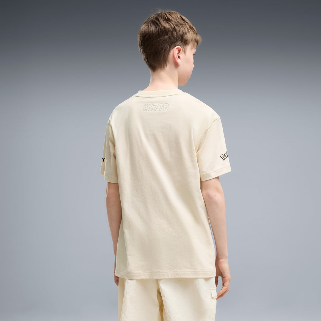 PUMA NIÑO TSHIRT POKEMON RELAXED GRAPHIC B WHITE