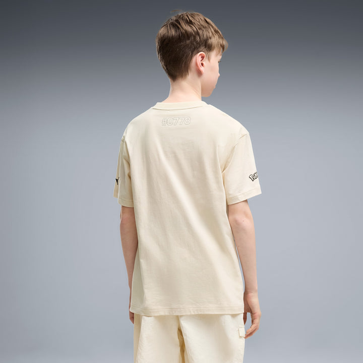 PUMA NIÑO TSHIRT POKEMON RELAXED GRAPHIC B WHITE