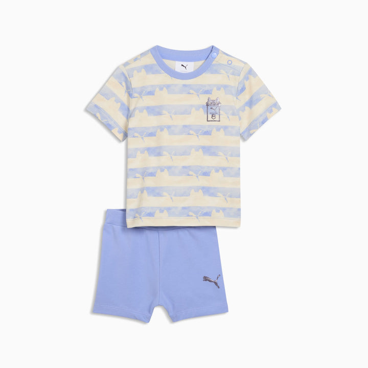 PUMA NIÑA CONJ. DE SHORT GABBYS DOLLHOUSE MINICATS INF PURPLE