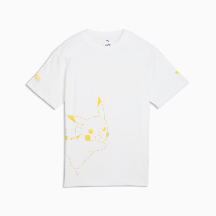 PUMA NIÑO TSHIRT POKEMON RELAXED GRAPHIC B WHITE