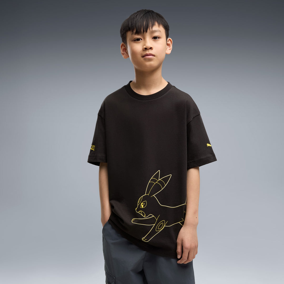 PUMA NIÑO TSHIRT POKEMON RELAXED GRAPHIC B BLACK