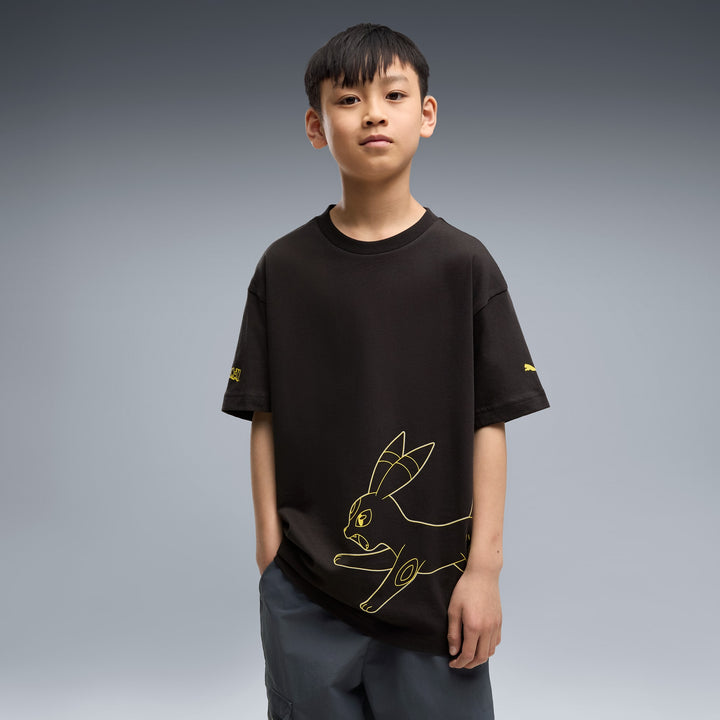 PUMA NIÑO TSHIRT POKEMON RELAXED GRAPHIC B BLACK