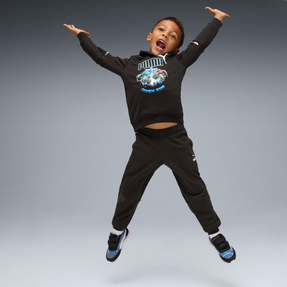 PUMA NIÑO ABRIGO X HOT WHEELS GRAPHIC BLACK