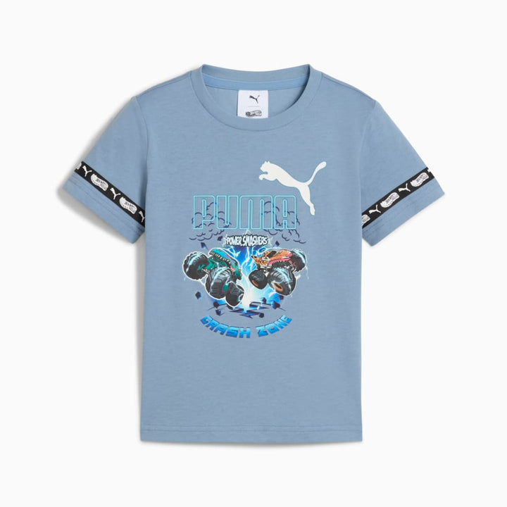 PUMA NIÑO TSHIRT X HOT WHEELS GRAPHIC BLUE