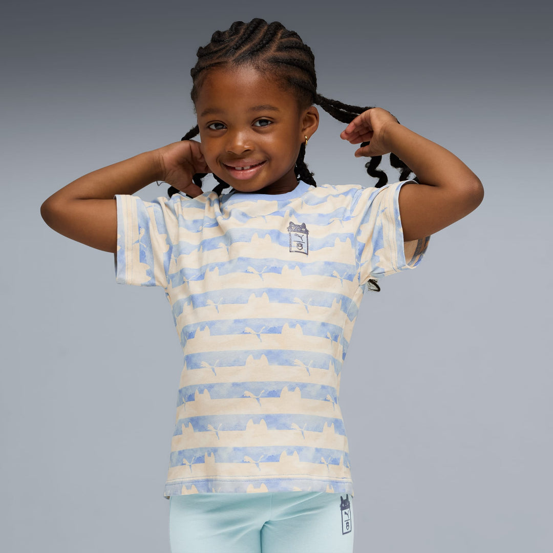 PUMA NIÑA TSHIRT GABBYS DOLLHOUSE RELAXED AOP PS PURPLE