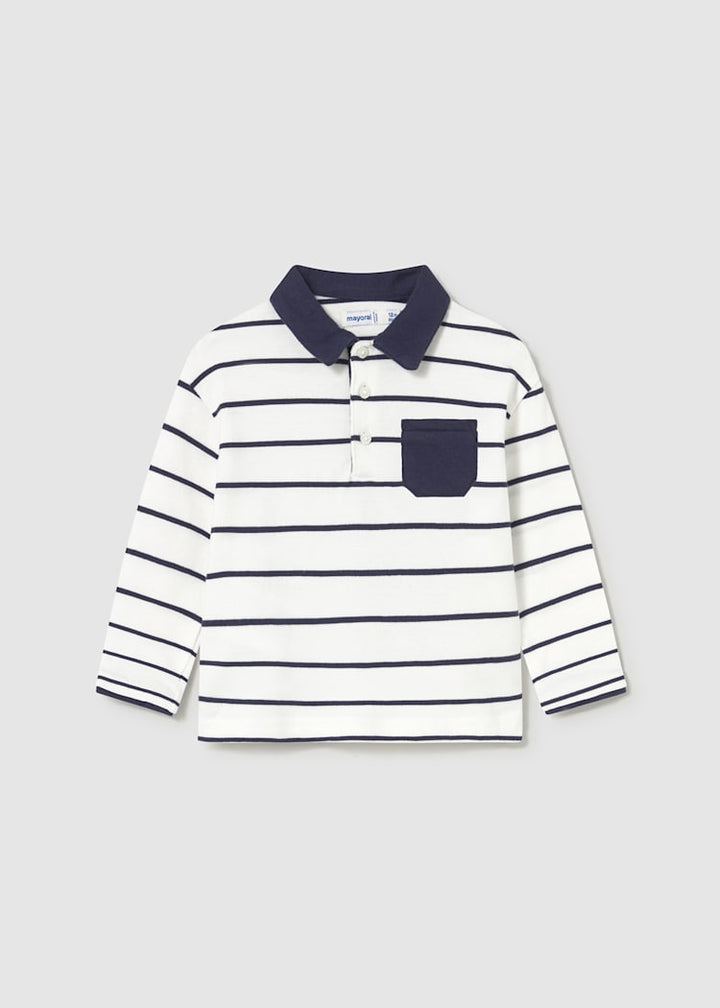 MAYORAL BEBE NIÑO POLO CREAM BLUE