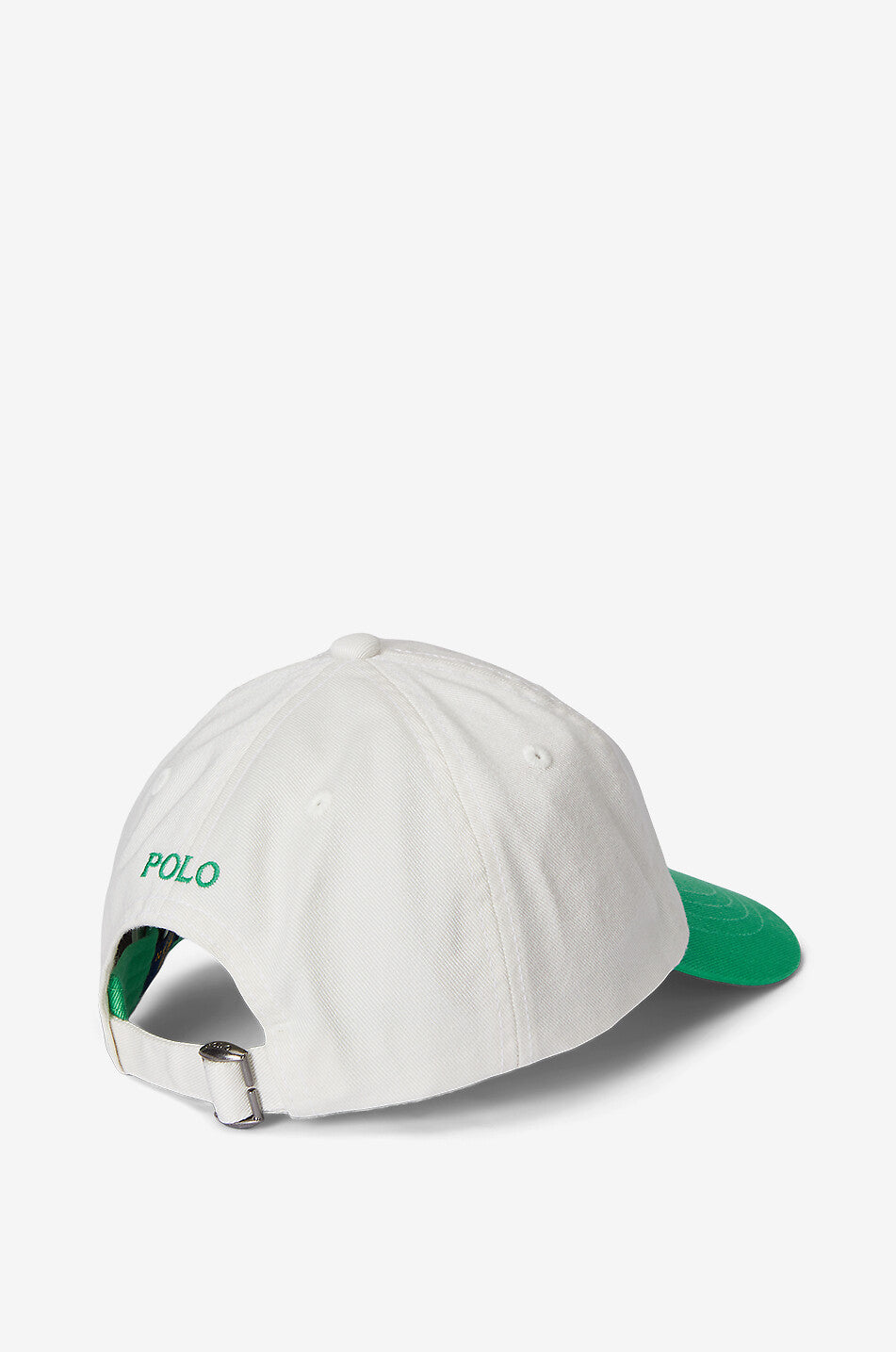 RALPH LAUREN NIÑO GORRA DECKWASH WHITE/PLATO GREEN