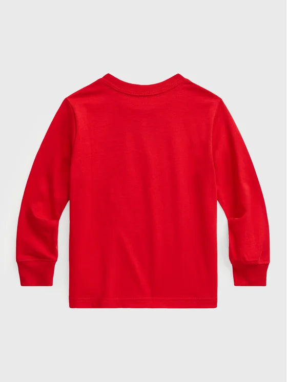 RALPH LAUREN NIÑO SWEATER RL RED