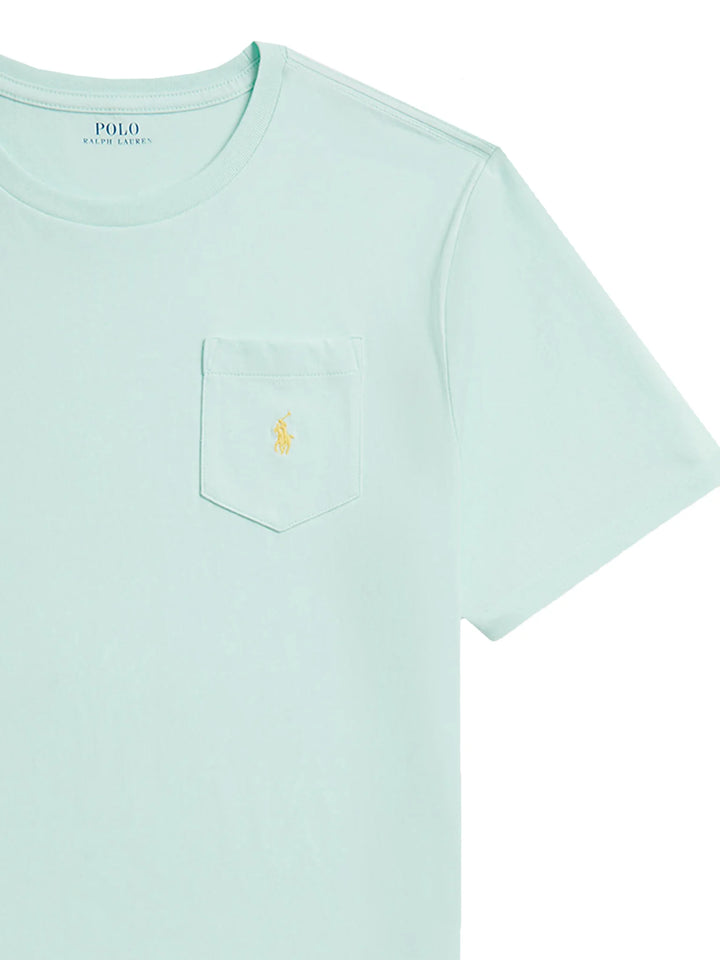 RALPH LAUREN NIÑO TSHIRT 26/1 JERSEY CRYSTAL BLUE