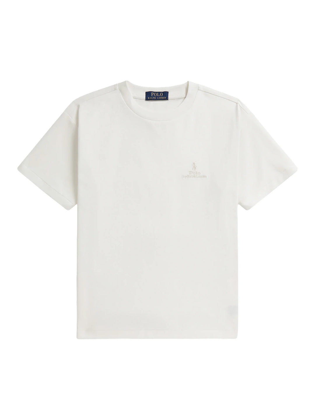RALPH LAUREN NIÑO TSHIRT 16/1 JERSEY DECKWASH WHITE