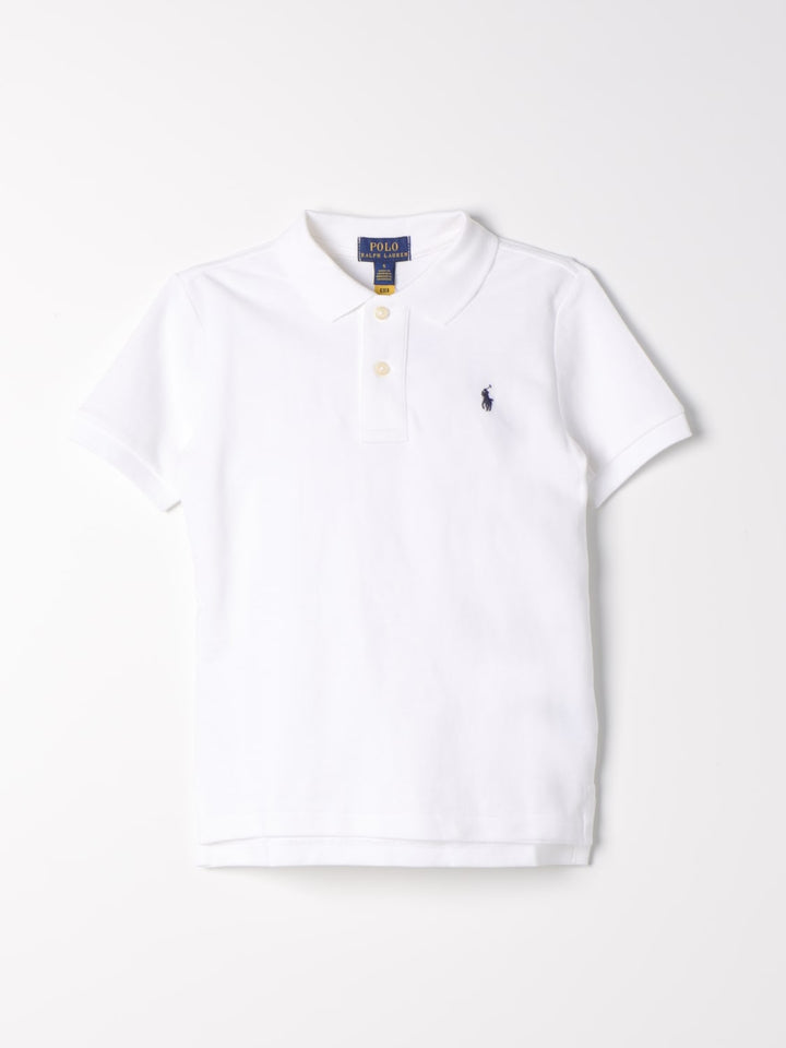 RALPH LAUREN NIÑO POLO WHITE