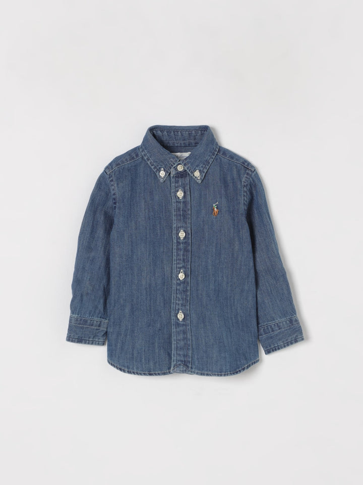 RALPH LAUREN BEBE NIÑO CAMISA DK BLUE