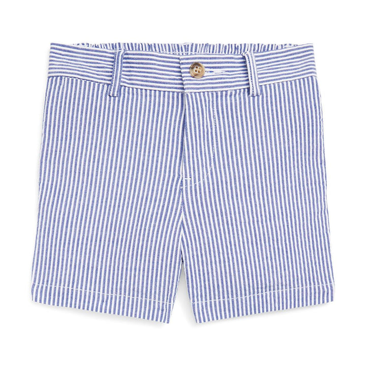 RALPH LAUREN BEBE NIÑO SHORT BLUE SEERSUCKER