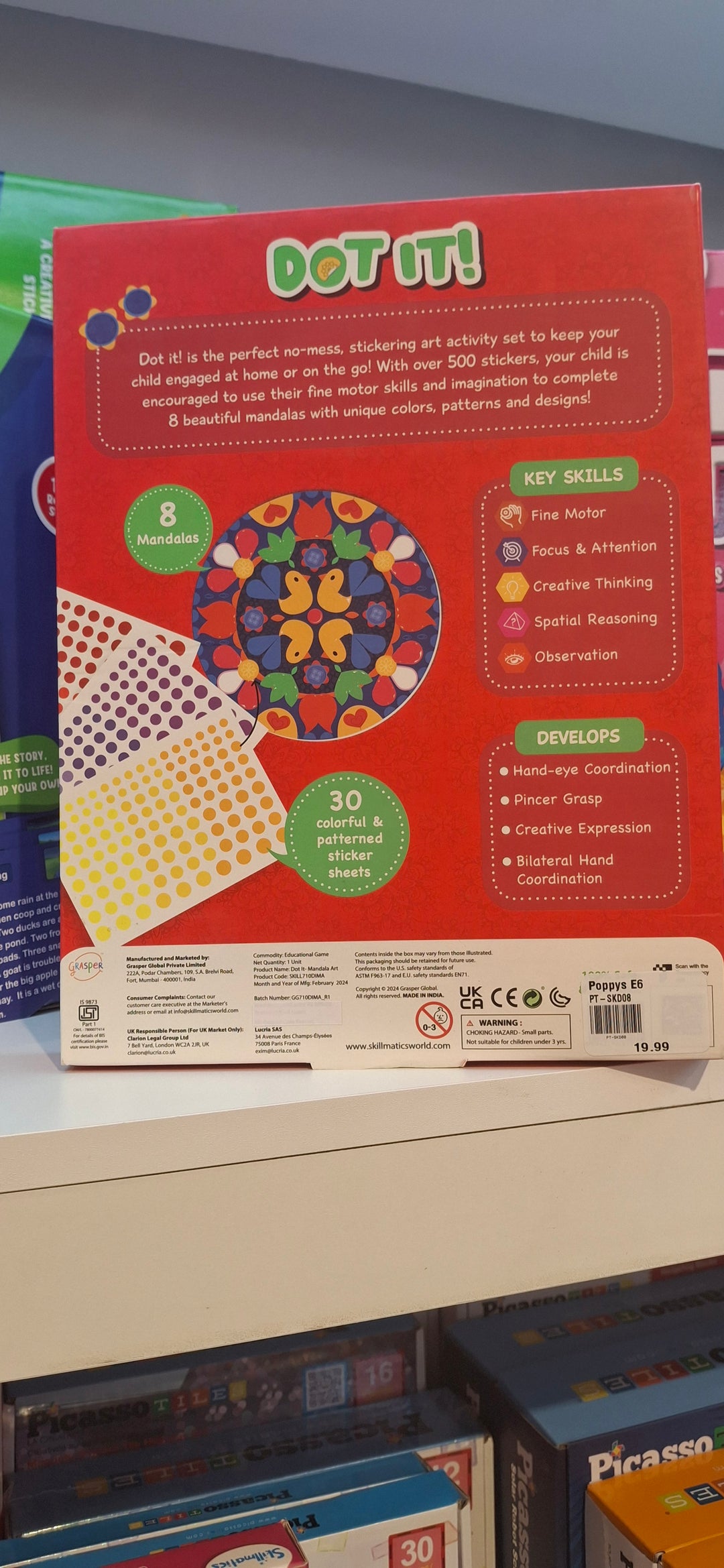 SKILLMATICS DOT IT MANDALA ART