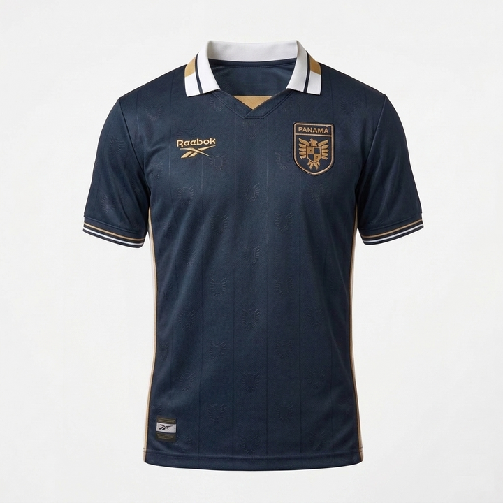T-shirt azul para niño de la Copa Mundial FIFA 2026 de Panamá, disponible en Poppy's.