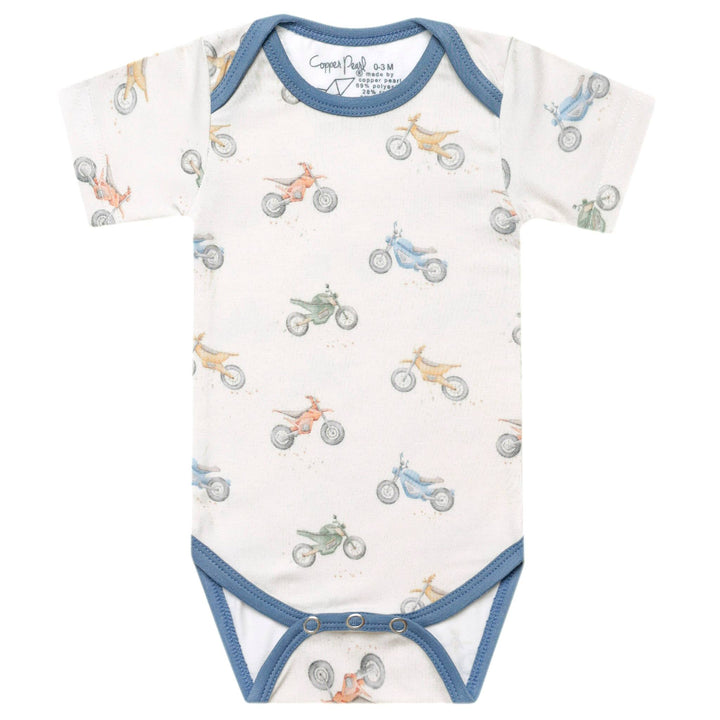 COPPER PEARL BEBE NIÑO BODY RYDER MANGA CORTA