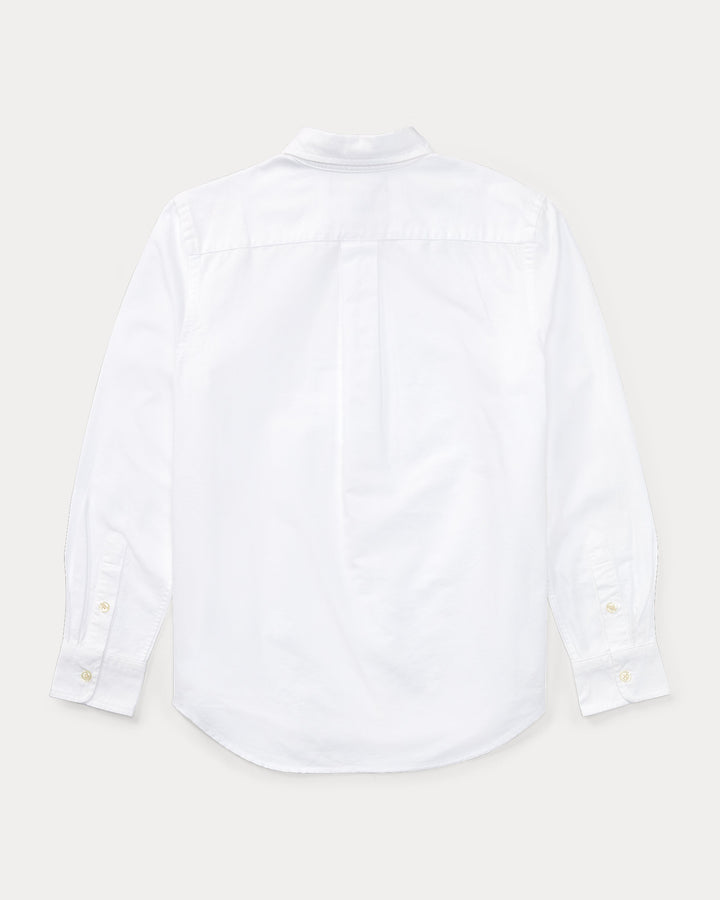 RALPH LAUREN NIÑO CAMISA CLASSIC OXFORD WHITE