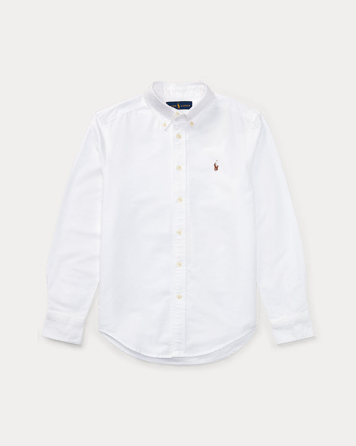 RALPH LAUREN NIÑO CAMISA CLASSIC OXFORD WHITE