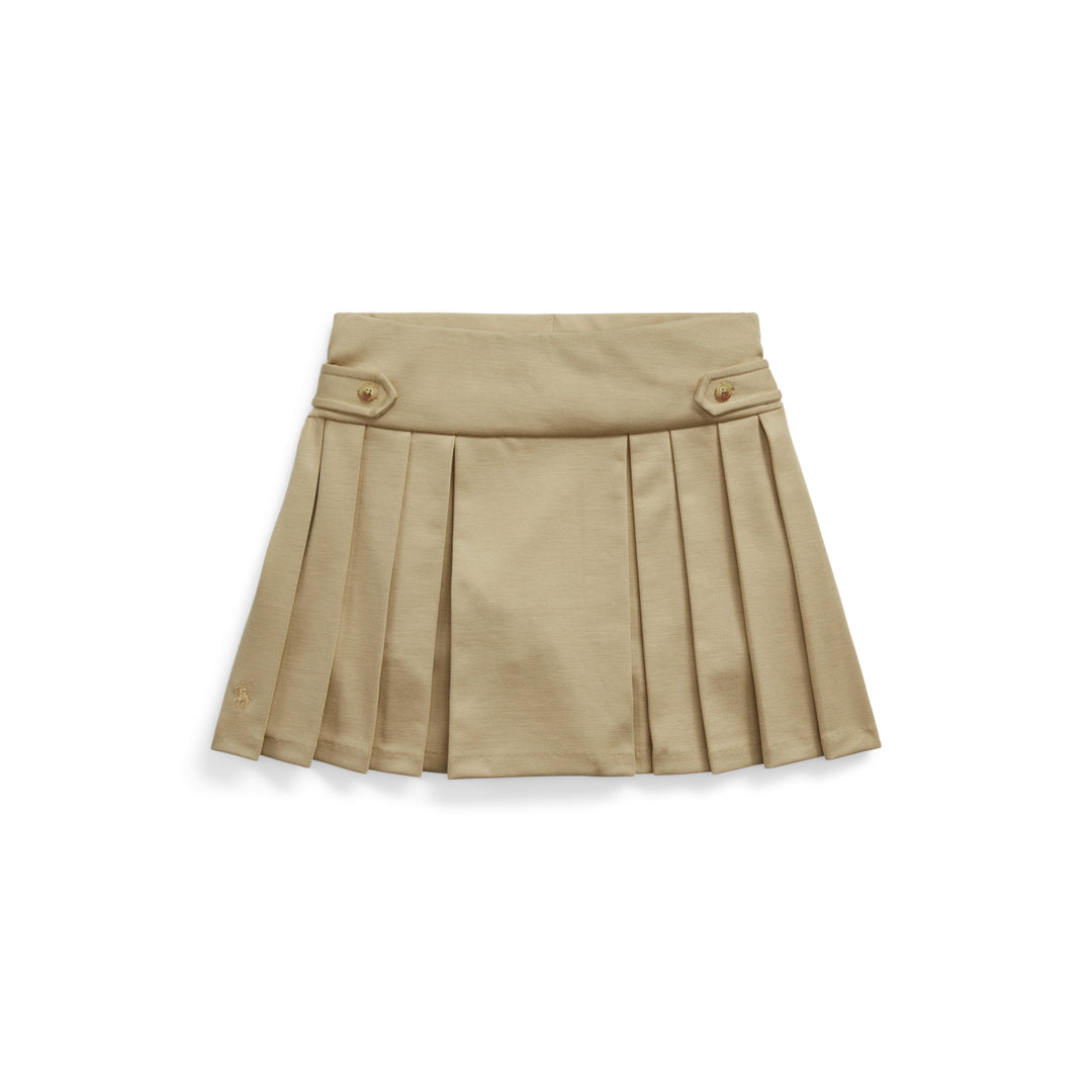 Falda Plisada tipo Scooter para Niña - Classic Khaki