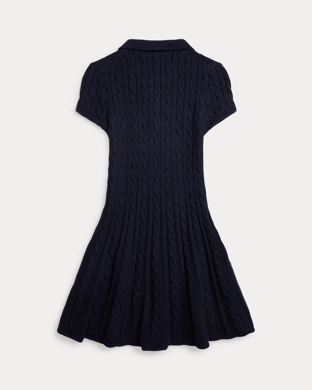 RALPH LAUREN NIÑA VESTIDO COTTON RL NAVY W/ PRCH CREAM