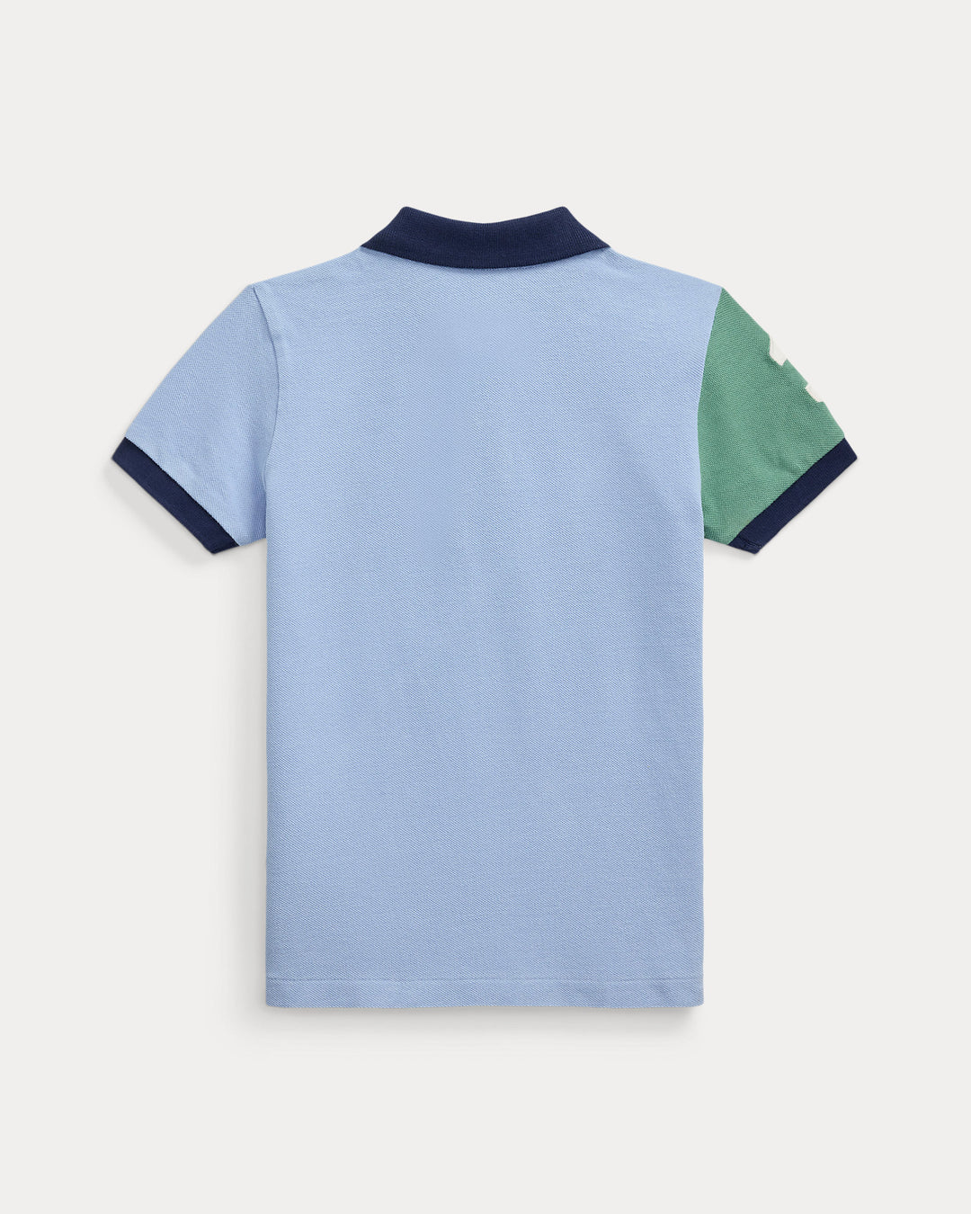 RALPH LAUREN NIÑO POLO BASIC MESH CHAMBRAY BLUE MULTI/C1730