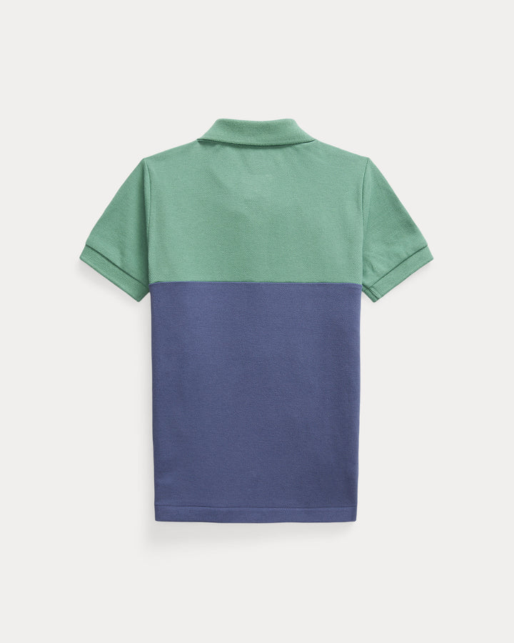 RALPH LAUREN NIÑO POLO MESH FAIRWAY GREEN MULTI/C1730