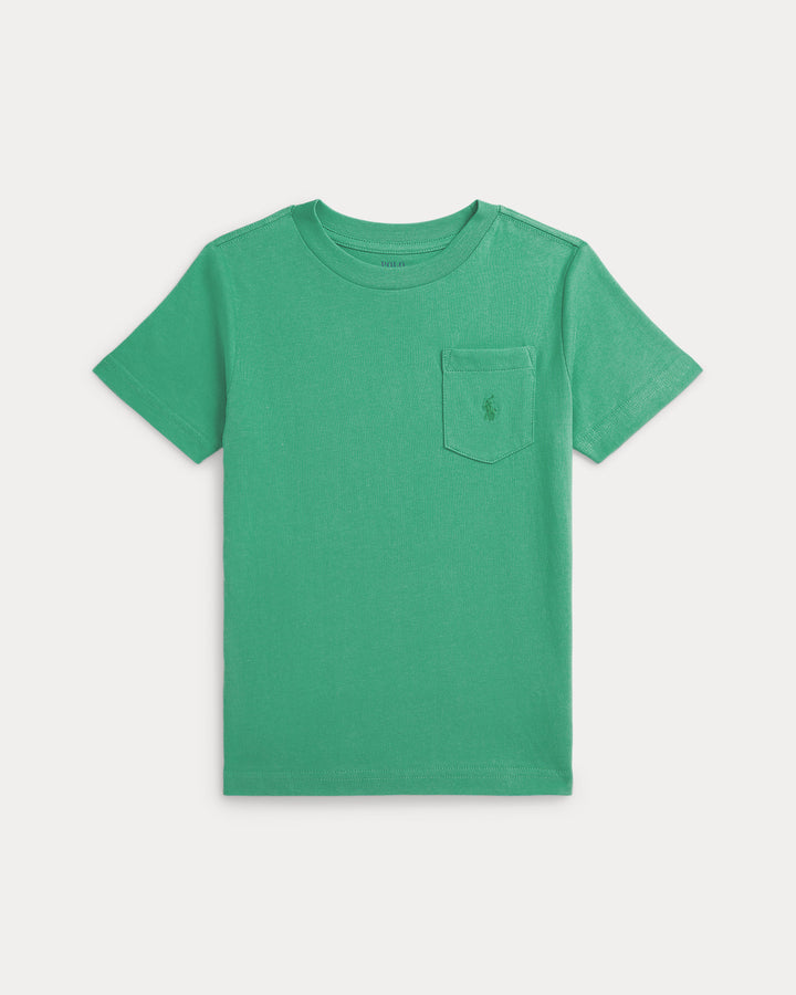 RALPH LAUREN NIÑO TSHIRT JERSEY RAFT GREEN/C5190