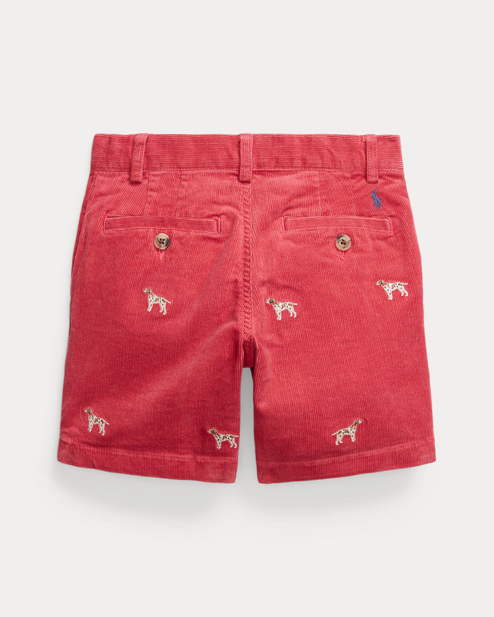 RALPH LAUREN NIÑO SHORT PINWALECORD NANTUCKET RED AOE